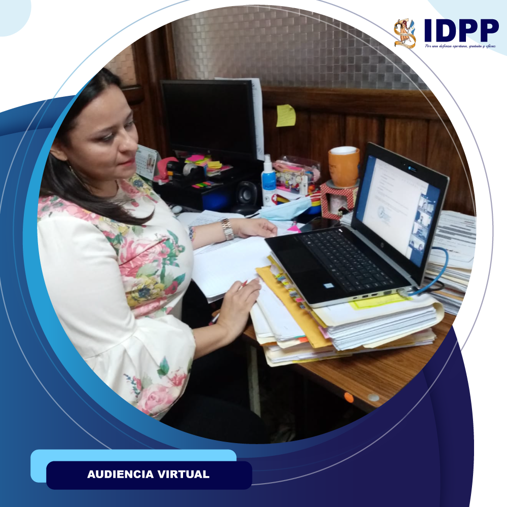 De forma gratuita, el IDPP brinda el servicio de defensa.