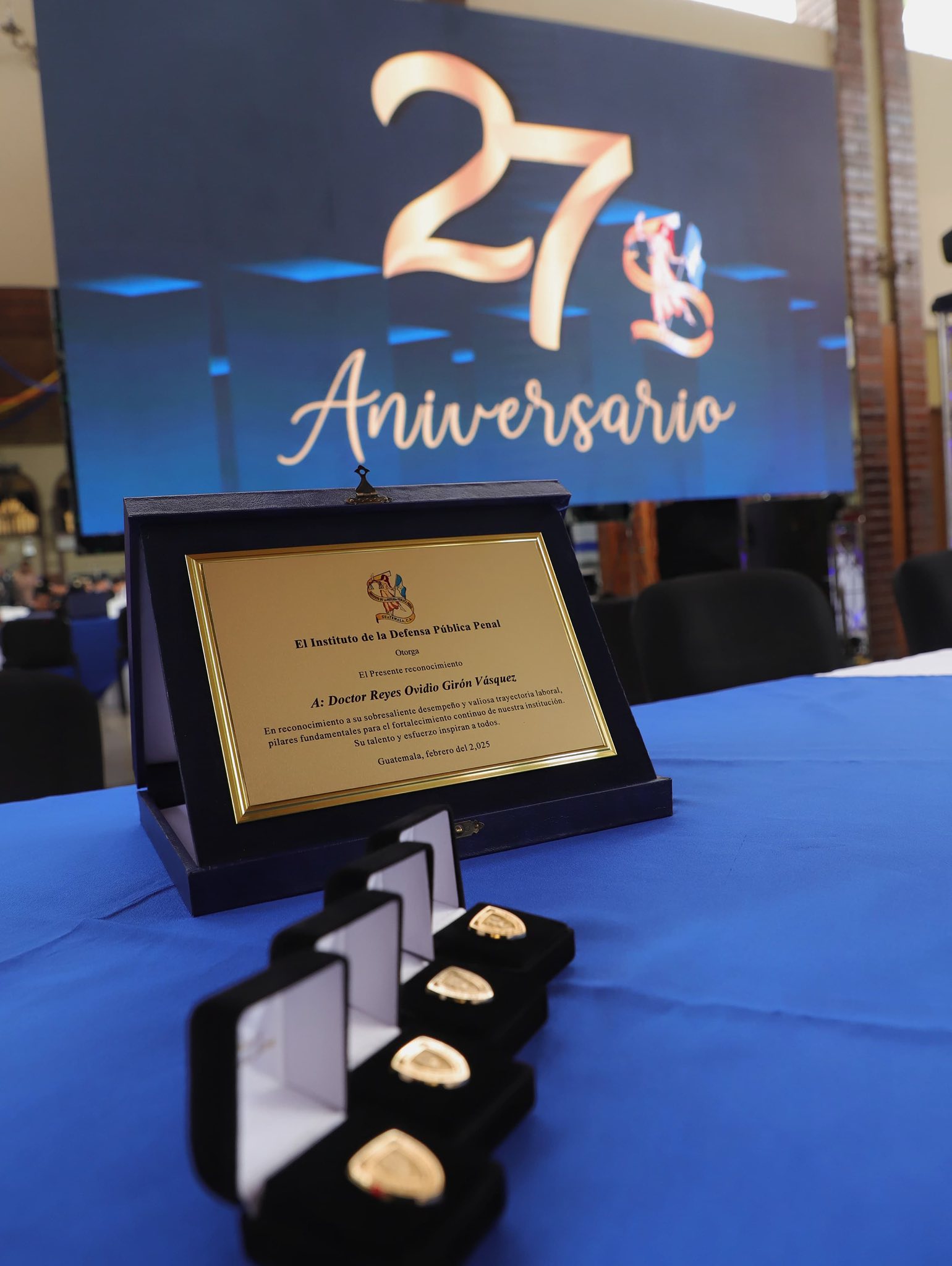 IDPP conmemora su 27 aniversario y reconoce la excelencia del talento institucional 
