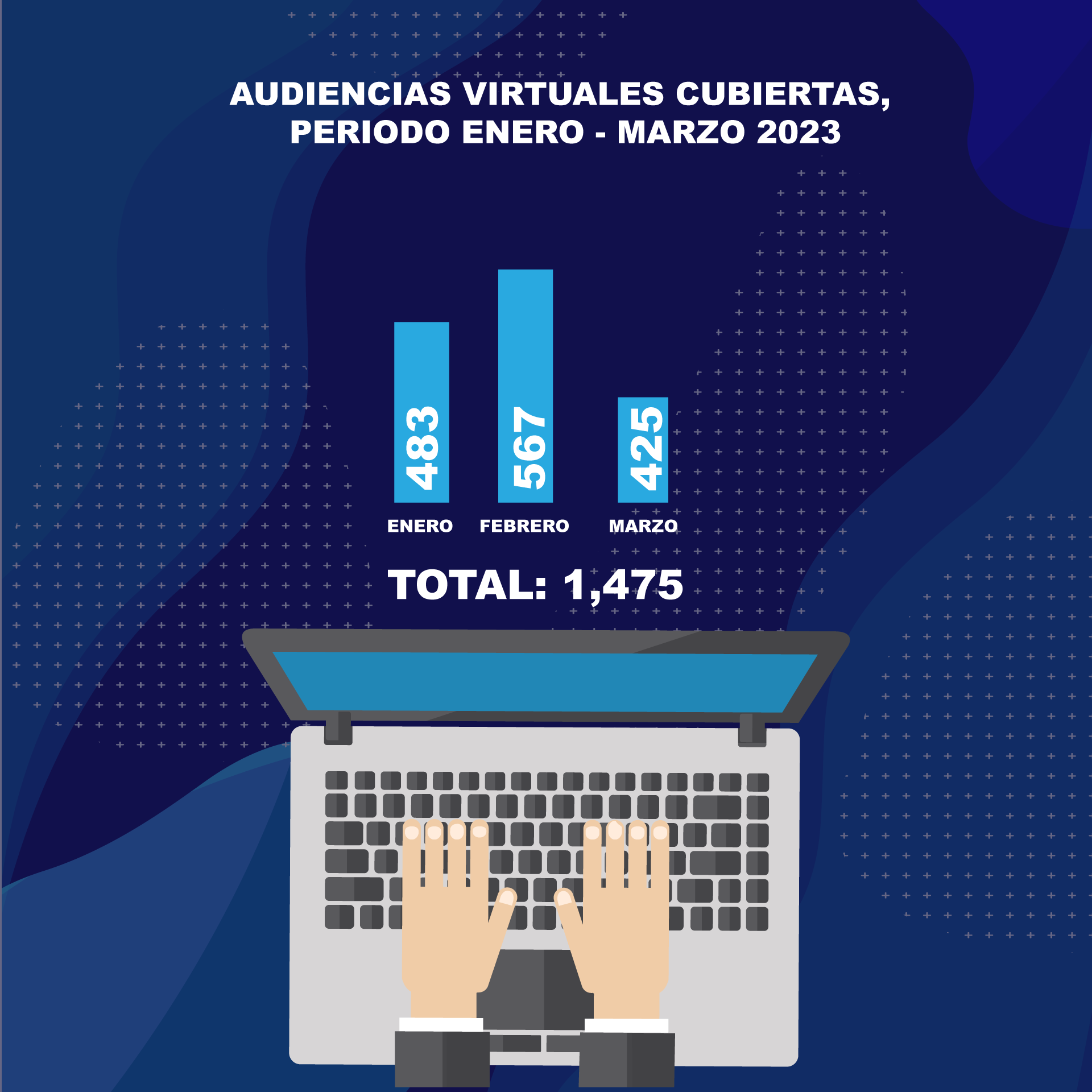 Asistencia legal en audiencias virtuales.