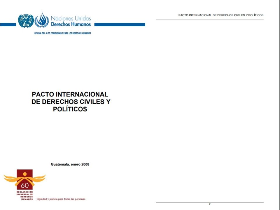 Pacto Internacional de Derechos Civiles y Políticos