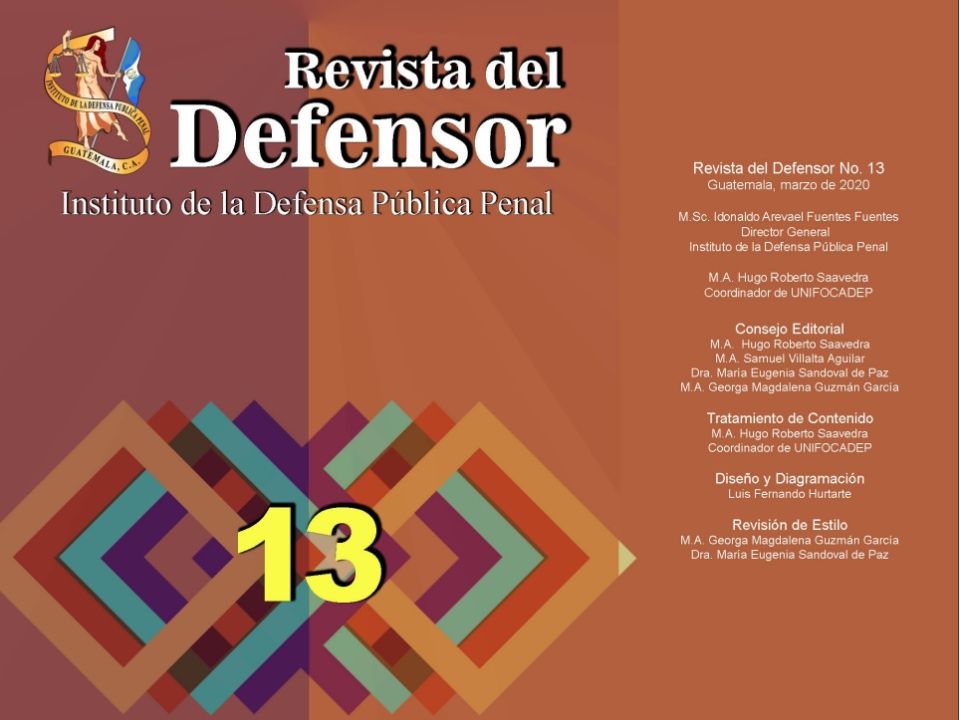 REVISTA DEL DEFENSOR 13